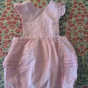 Pink Seersucker bubble